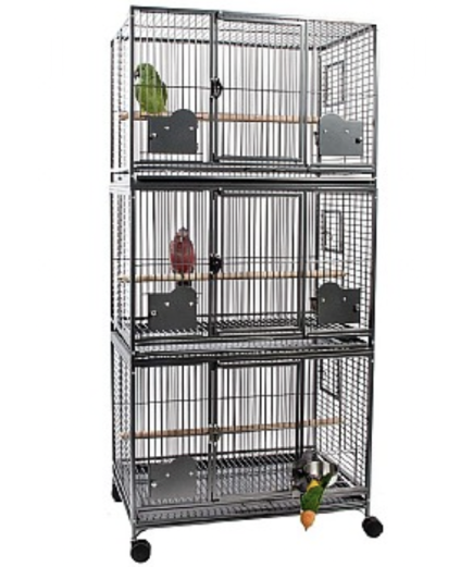 Rainforest Cages Grande Triple Breeding or Display Parrot Cage